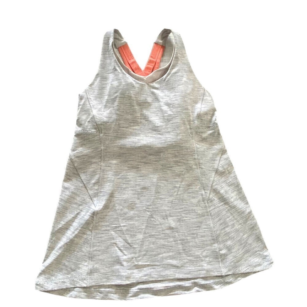 Lululemon‎ Stash n Run Tank Top Wee are From Space size 8 Strappy Back Running